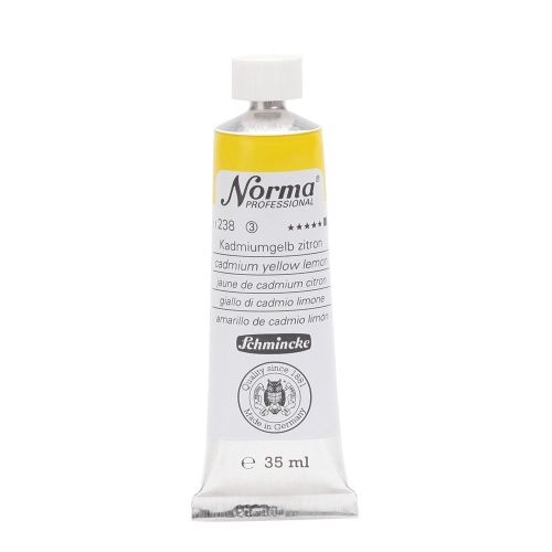 Norma oil color 35 ml, cadmium yellow lemon g.P. 1L= 391,42€)
